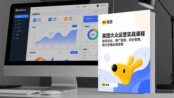 美团大众运营实战课程，排名优化、推广投放、评价管理，助力店铺业绩倍增-好学创业资源
